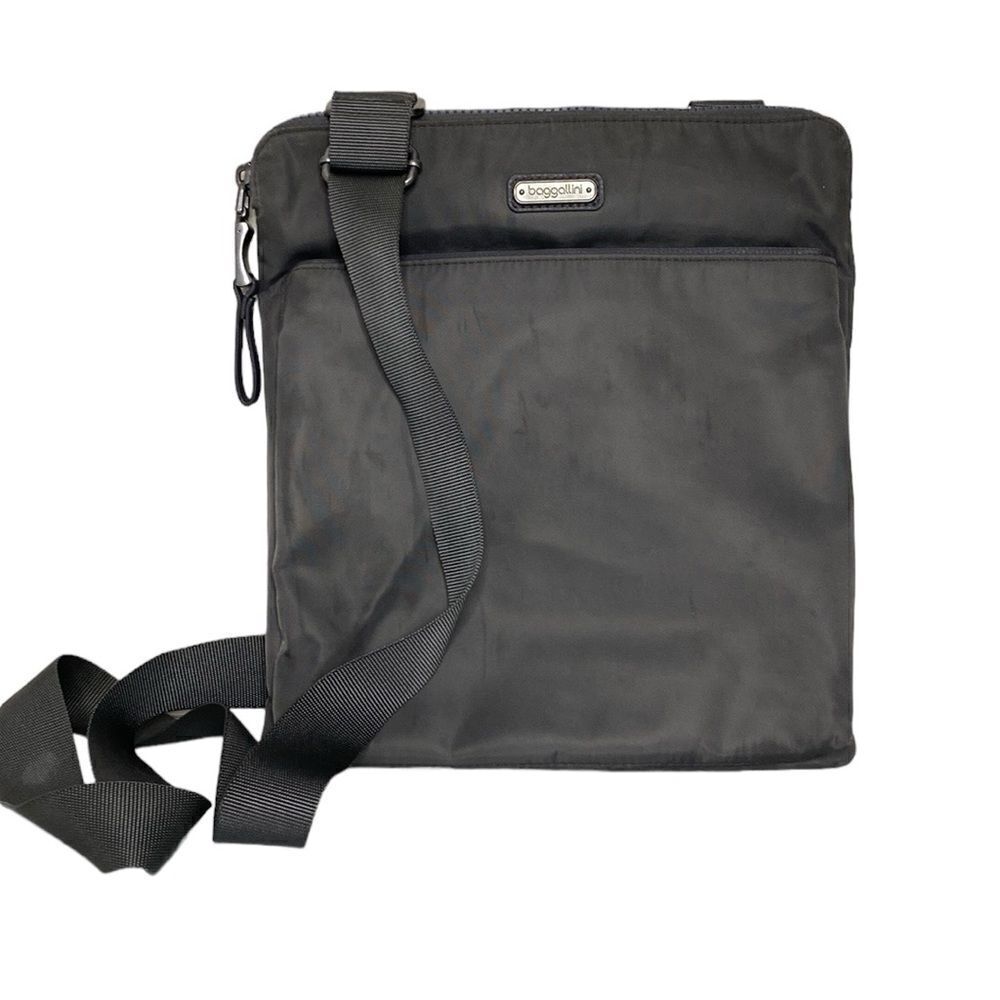 BAGGALLINI Large Gray Travel Bag *Flaws* - Picture 2 of 8